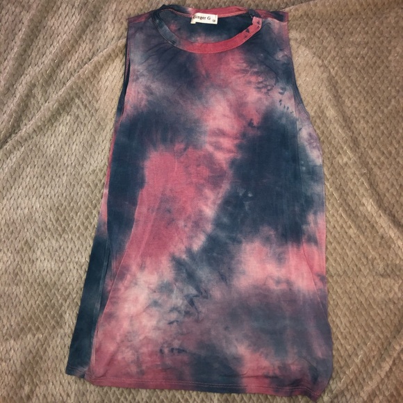 Ginger G Tops - NEW Tie-dye tank top